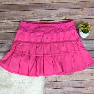 Lululemon Pace Setter Pink Skirt 6 tall
